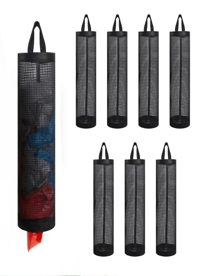 Gaahkai 8PCS Door Hanging Plastic Bag Holder, Mesh Shopping Grocery Bag Dispenser for Plastic Trash Bags - Image 1